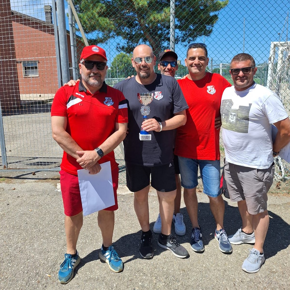 Il team Real a Riccione: Pirrone, Caimi, Maugeri, Cesario, Fontana.