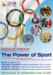 Scopri di più sull'articolo The Power of Sport: una serata per parlare di sport a 360° gradi