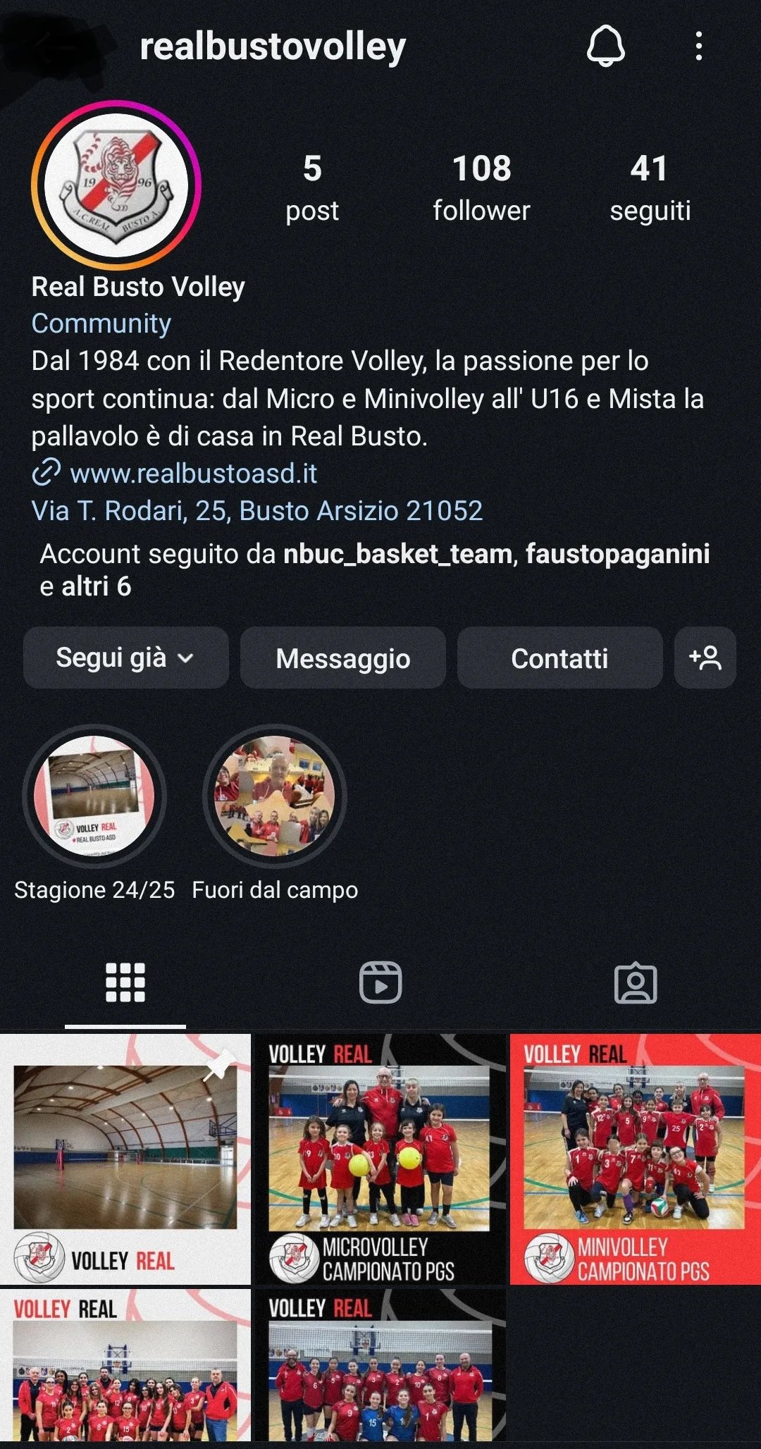 RealBusto Volley IG